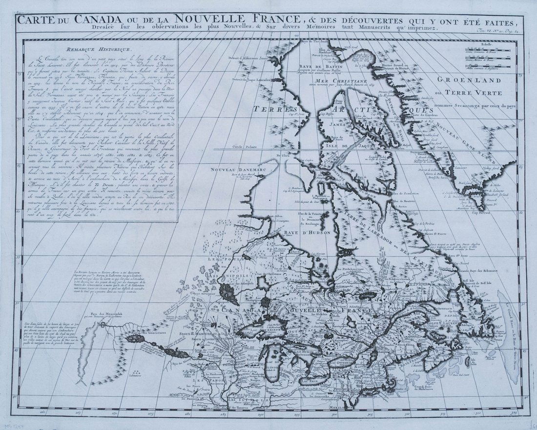 Carte du Canada ou de la Nouvelle France, 1719 (1 of 1)