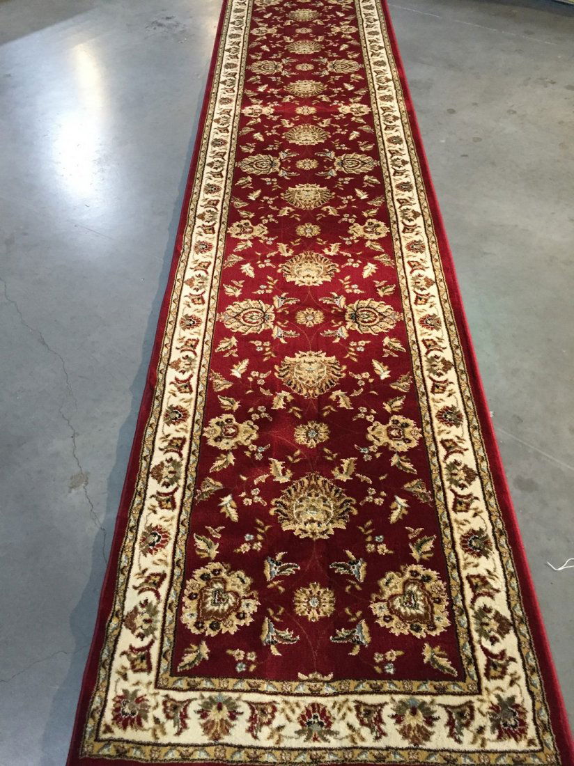 Red Traditional Style Persian Runner Rug 2x7 (1 of 4)