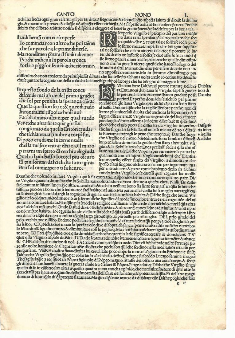 1507 Leaf from Dante's Inferno (1 of 2)