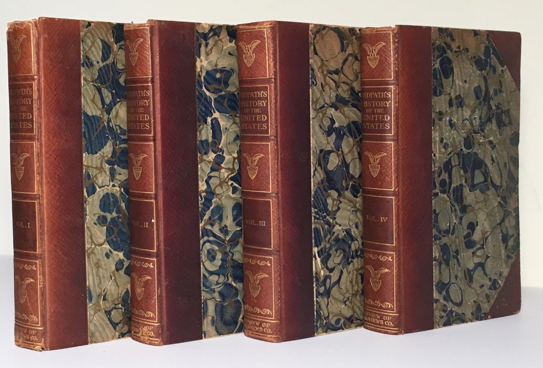History of the United States by John Clark Ridpath: This is the 4-volume Review of Reviews: Book Title: History of the United States From Aboriginal Times to Taft's Administration Author: John Clark Ridpath Publishing: The Review of Reviews, 1911 Hardc