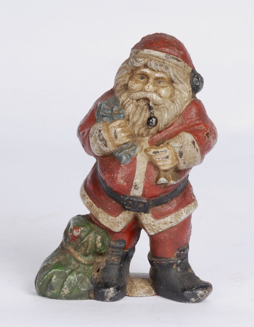 Cast Iron Santa Claus Doorstop, 1920 (1 of 3)