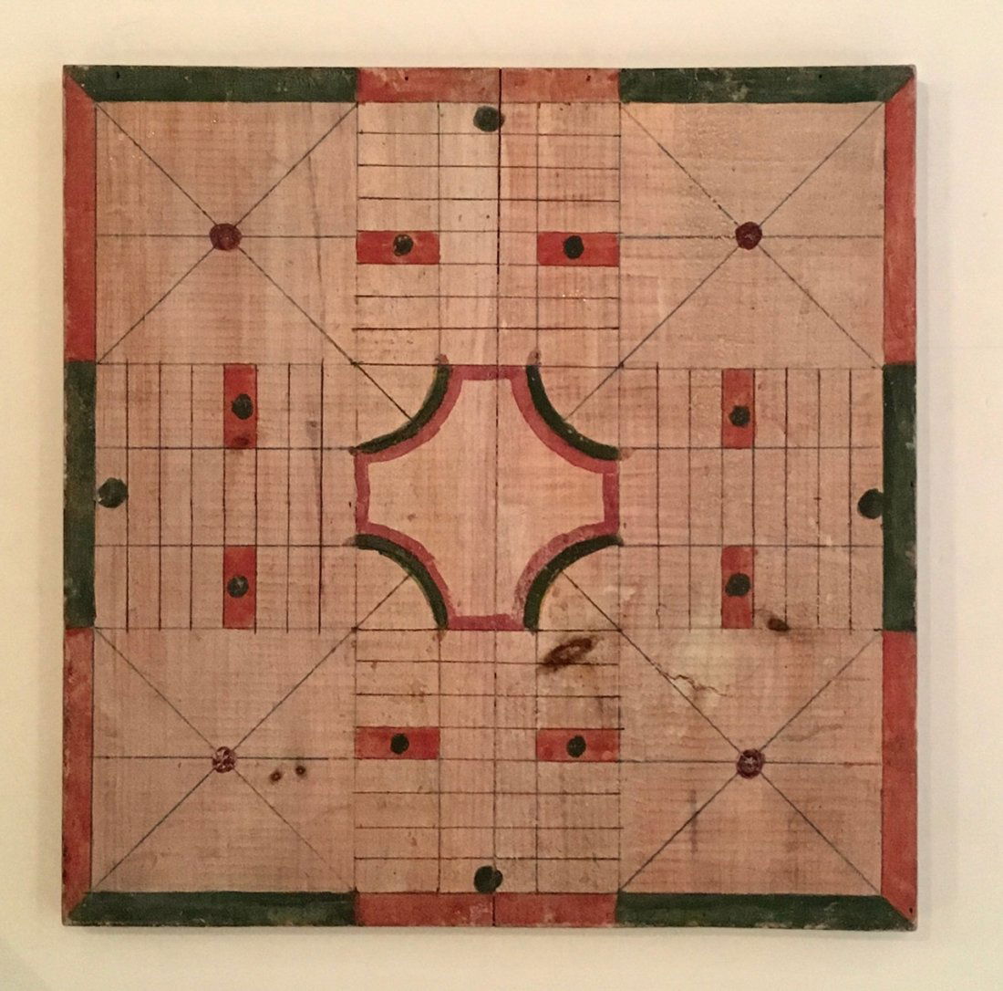 Parcheesi Game Board, 1900 (1 of 4)