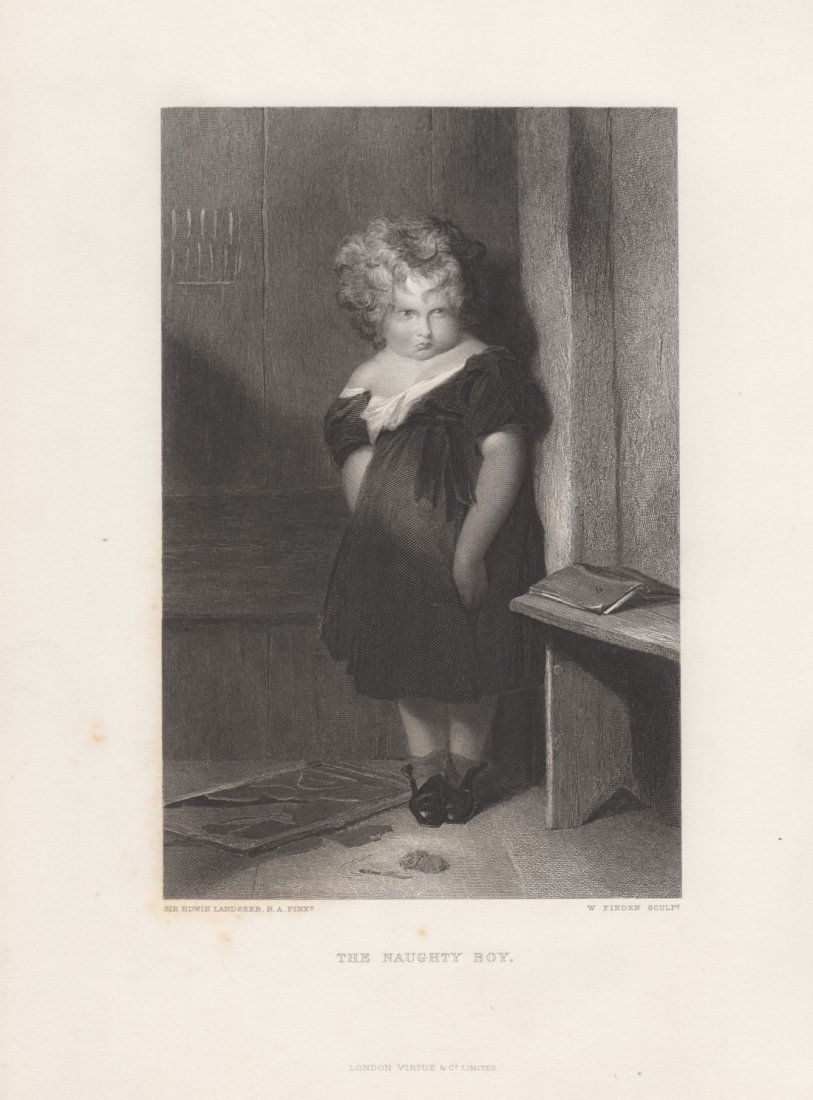 Edwin Landseer: The Naughty Boy, 1875 (1 of 1)