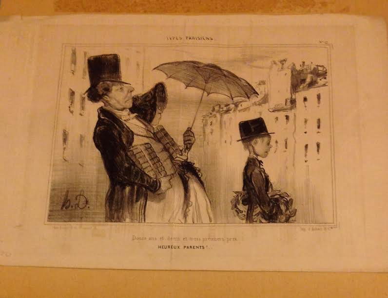 Honoré Daumier: Types Parisiens/Heureux Parents, 19th C (1 of 10)