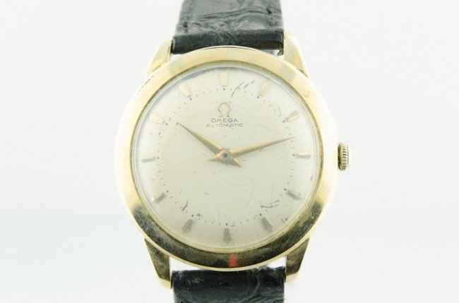 Omega 14K Gold Bumper Automatic Watch (1 of 5)