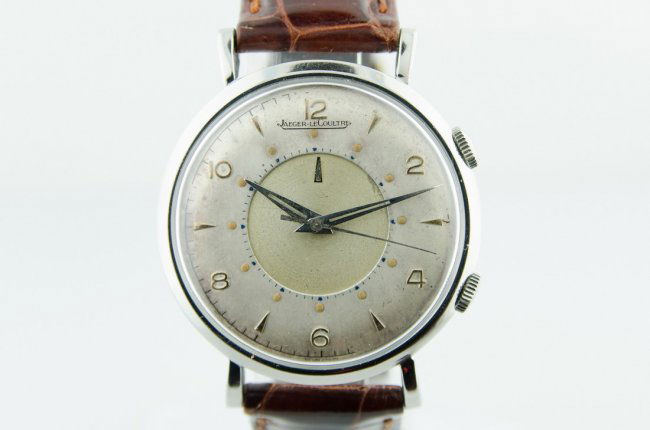 Rare LeCoultre Stainless Steel Alarm Watch (1 of 5)