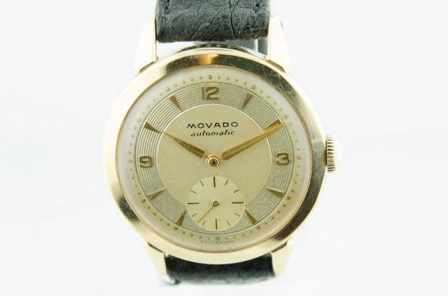 Movado 14K Solid Gold Automatic Watch, 1950's (1 of 5)