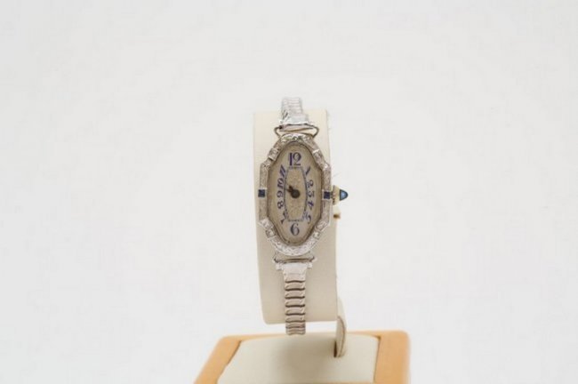 Ladies 20K Gold & Platinum Swiss Watch (1 of 2)