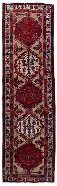 Persian Ardebil Runner Rug 3.3x10.5 (1 of 6)