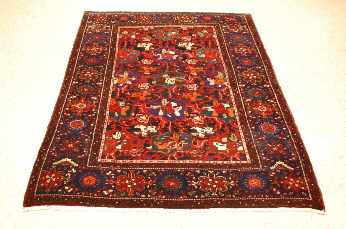 Antique Persian Bijar Rug 4.6x6.6 (1 of 10)