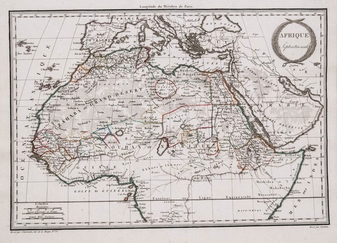 Malte-Brun: Afrique Septentionale, 1812 (1 of 1)