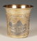 A Russian silver gilt and niello beaker, 1846 - 2