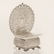 A Russian silver salt throne, Semen Kazakov, 1899-1908