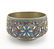 A Russian gilded silver and cloisonne enamel sugar bowl