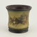 A Russian lacquer beaker or pencil cup