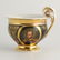 Porcelain cabinet cup & saucer, possibly Paris, c 1815 - 5