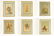 6 colored etchings of Cossacks & Russian military