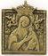 Our Lady of Passion Bronze Russian Icon, 18th Century