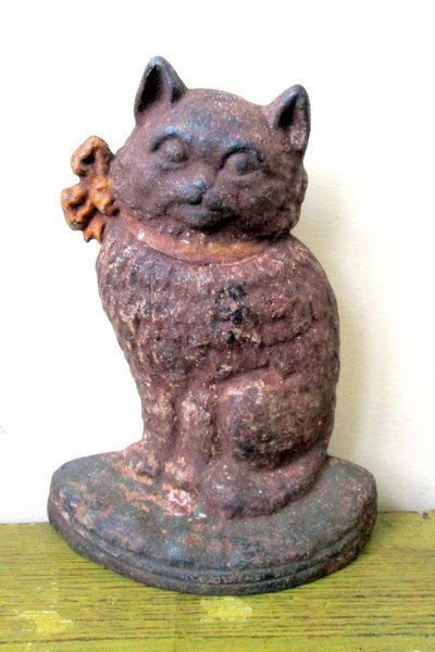 Cat With Bow Doorstop, 1920 (1 of 7)