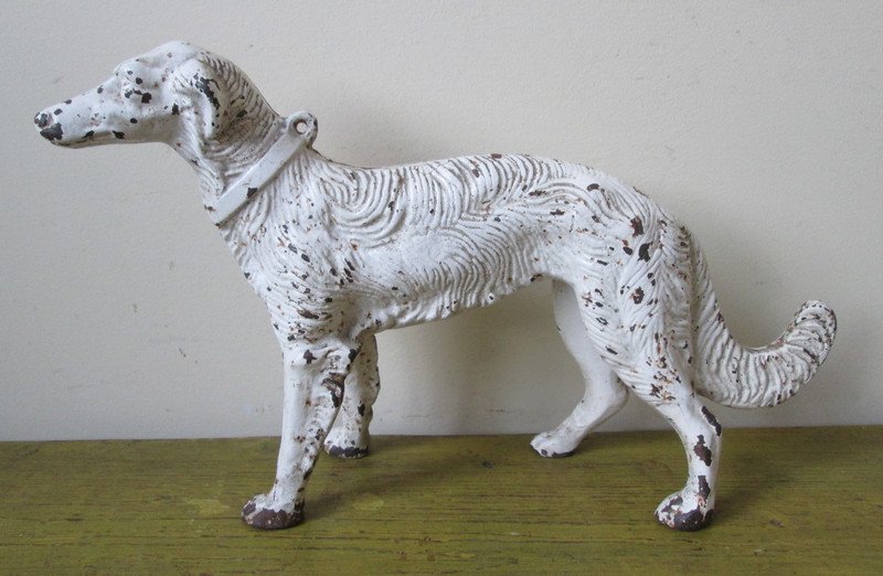 Borzoi Wolfhound Doorstop, 1920 (1 of 6)