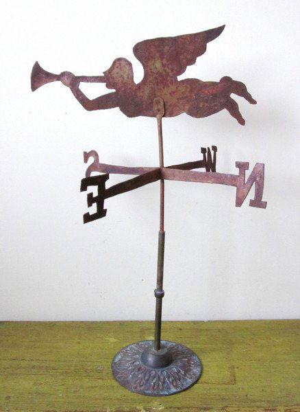 Gabriel Blowing Horn Weathervane, 1900 (1 of 7)