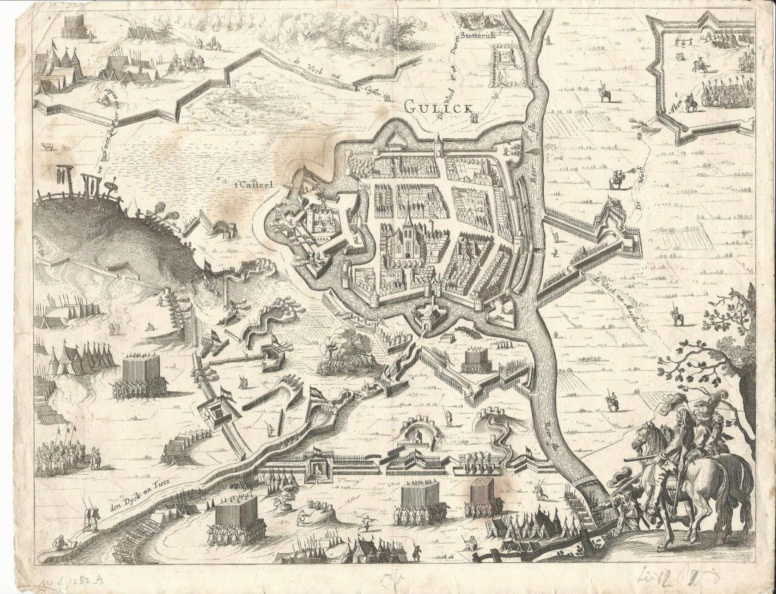 Dutch Military Engraving, 17th Century (1 of 1)