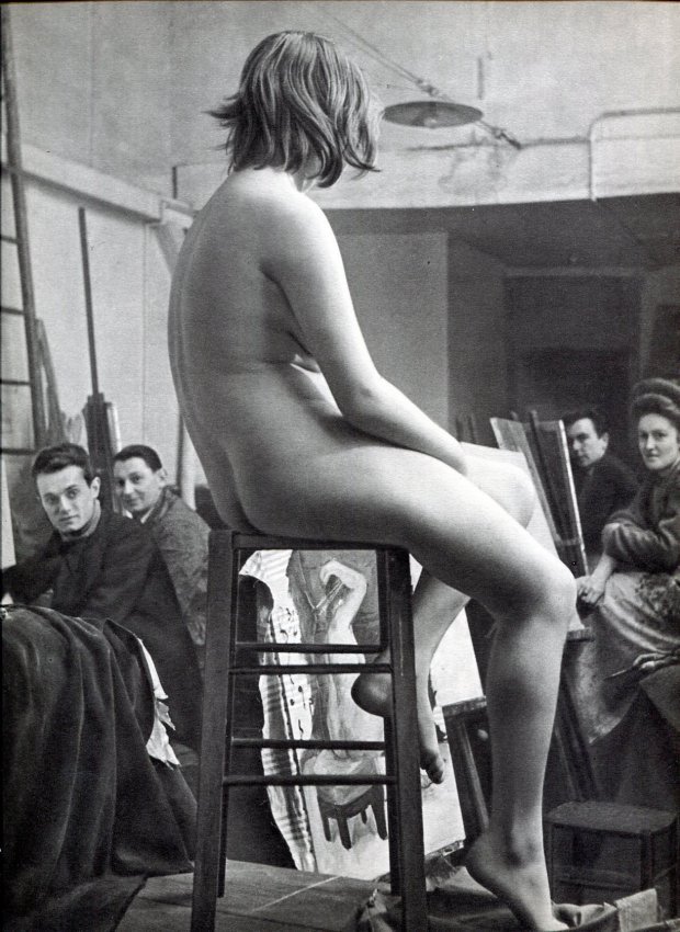 Emeric Feher / Ervin Marton: Nude Torso: Print Title: Nude Torso, Etudes de Nus Artist: Emeric Feher or Ervin Marton Medium: Vintage HelioGravure Printer: Societe Generale D'Editions, Paris Printing Date: ca. 1950 Image Size: 9 x 13 inches T