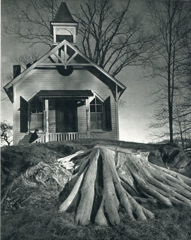 Andre Kertesz: Armonk, New York 1941: Print Title: Armonk, New York 1941 Artist: Andre Kertesz Medium: Copperplate Sheet-Fed Gravure Printing Date: 1972 Printer: Braun Mulhouse, France Image Size: 7 x 8 inches Andre Kertesz, born Kertesz 