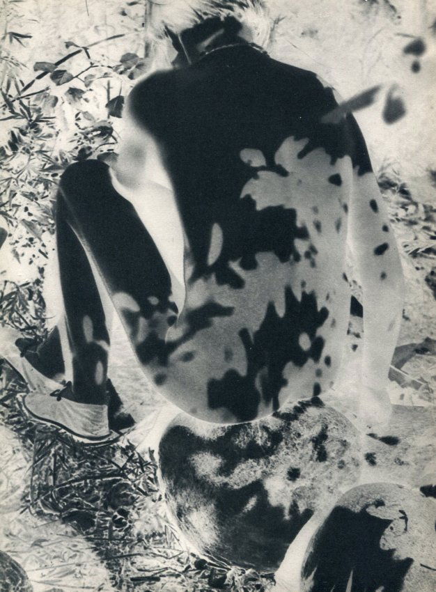 Laszlo Moholy-Nagy: Nude (Solarization): Print Title: Nude (Solarization) Artist: Laszlo Moholy-Nagy Medium: Vintage Sheet-Fed Gravure Printing Date: 1935 Printer: La Neogravure, France Image Size: 8.5 x 11 inches Laszlo Moholy-Nagy was a Hu