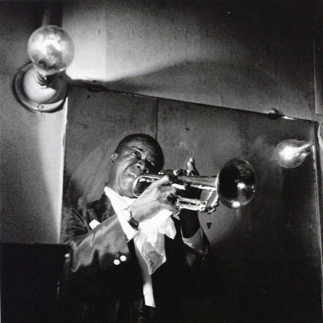 JeanLoup Sieff: Louis Armstrong, Paris (1 of 1)