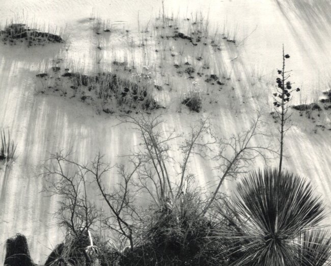 Brett Weston: White Sands, New Mexico: Print Title: White Sands, New Mexico Artist: Brett Weston Medium: Sheet-fed Copperplate Gravure Printing Date: 1960 Printer: The Photogravure and Color Co., New York Image Size: 9 x 7.5 inches Brett W
