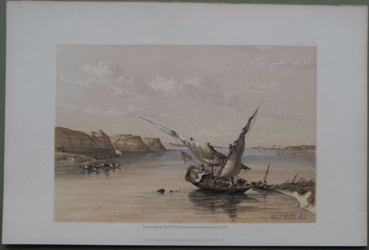 Approach to the Fortress of Ibrim [Nubia]: Print: Approach to the Fortress of Ibrim [Nubia] Artist: David Roberts Publisher: Days & Sons, London, 1855 Medium: Lithograph Size: 7.75 x 11.25 inches From "The Holy Land...." David Roberts (1796-18