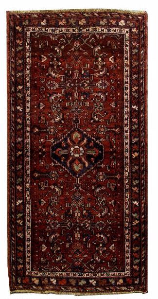 Hand Knotted Persian Hamadan Rug 4x6 (1 of 6)