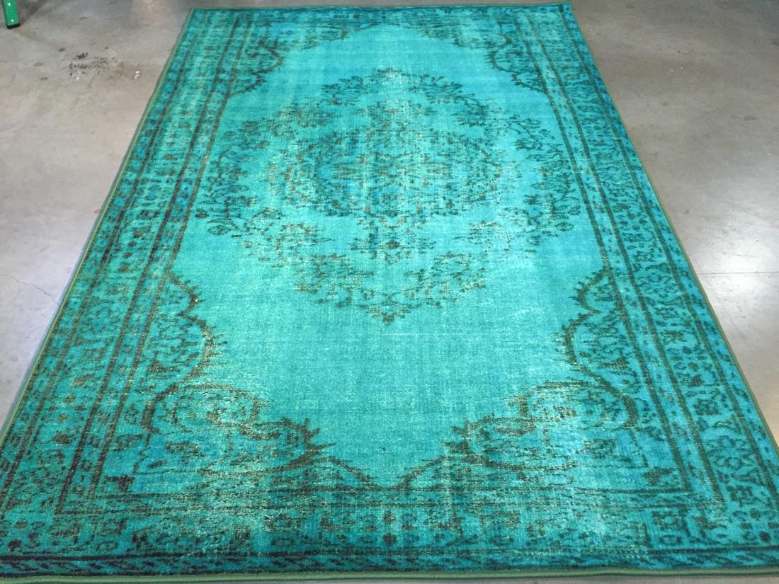 Vintage Overdye Medallion Rug 6x9 (1 of 7)