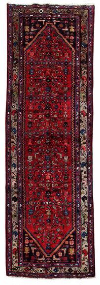 Persian Authentic Hamadan Handmade Runner Rug 3x10 (1 of 6)