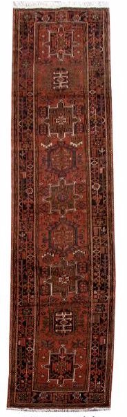 Hand Knotted Persian Karaja Runner Rug 4x15 (1 of 4)