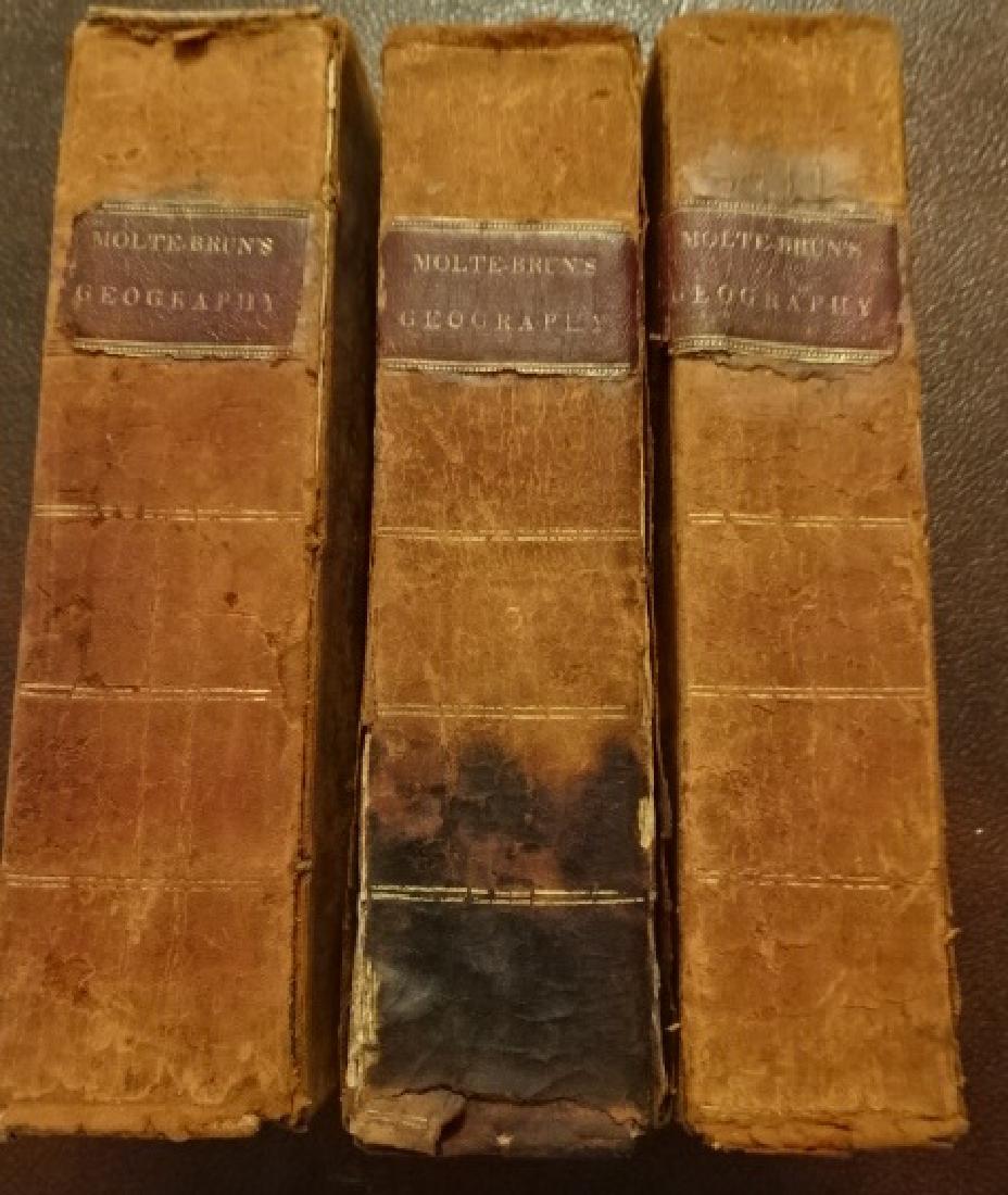 3 Vol Universal Geography/Description of the World 1824: Volumes 1-3 Book Title: Universal Geography or a Description of All Parts of the World Author: M. Malte-Brun Publishing: Boston, Wells and Lilly, 1824 Conrad Malte-Brun (1775-1826) born Malthe Conrad 