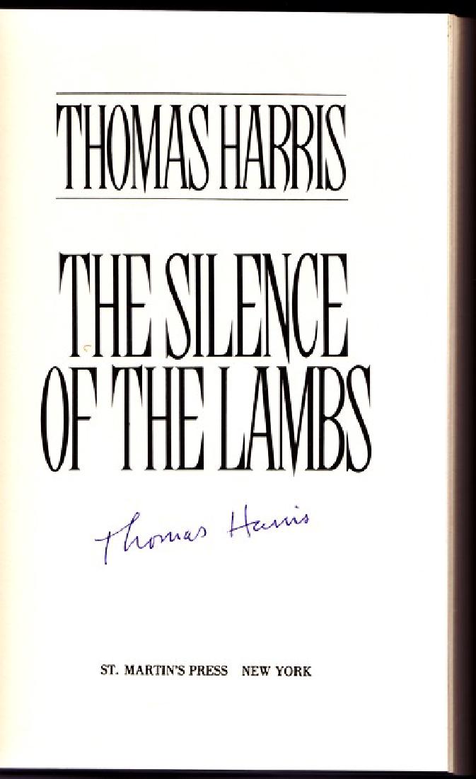 The Silence of the Lambs by Thomas Harris, Signed (1 of 3)