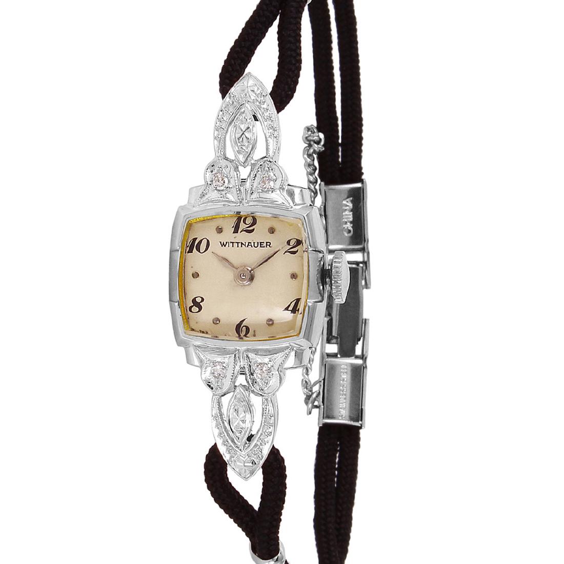 Antique Wittnauer 14K Gold Diamond Watch (1 of 3)