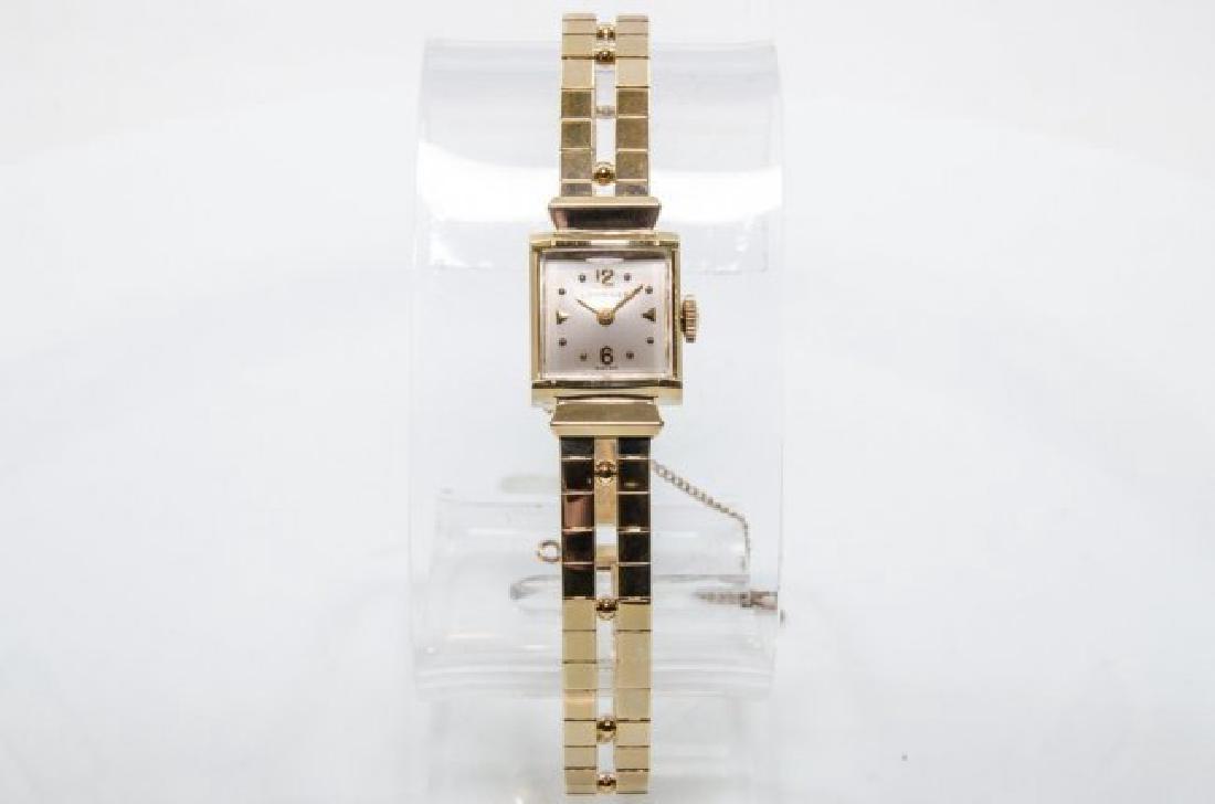 Longines 14K Gold Silver Watch, 1950 (1 of 4)