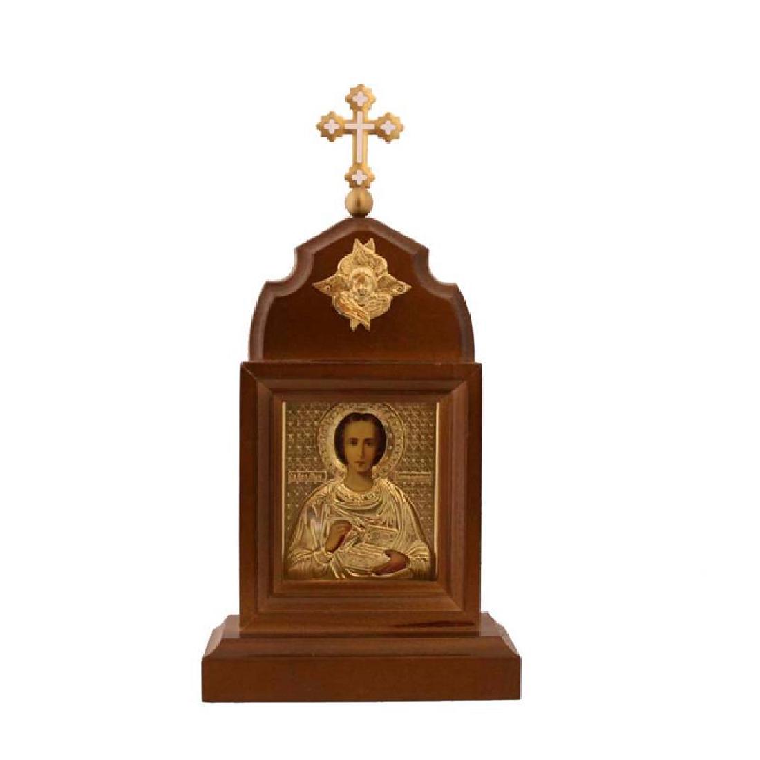 Russian Orthodox Icon St. Panteleimon (1 of 2)