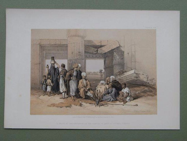 Group at Entrance, Temple of Amoun, Thebes (1 of 1)