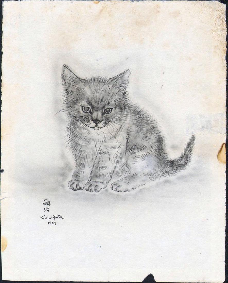 Leonard Tsuguharu Foujita: Cat, 1929 (1 of 2)
