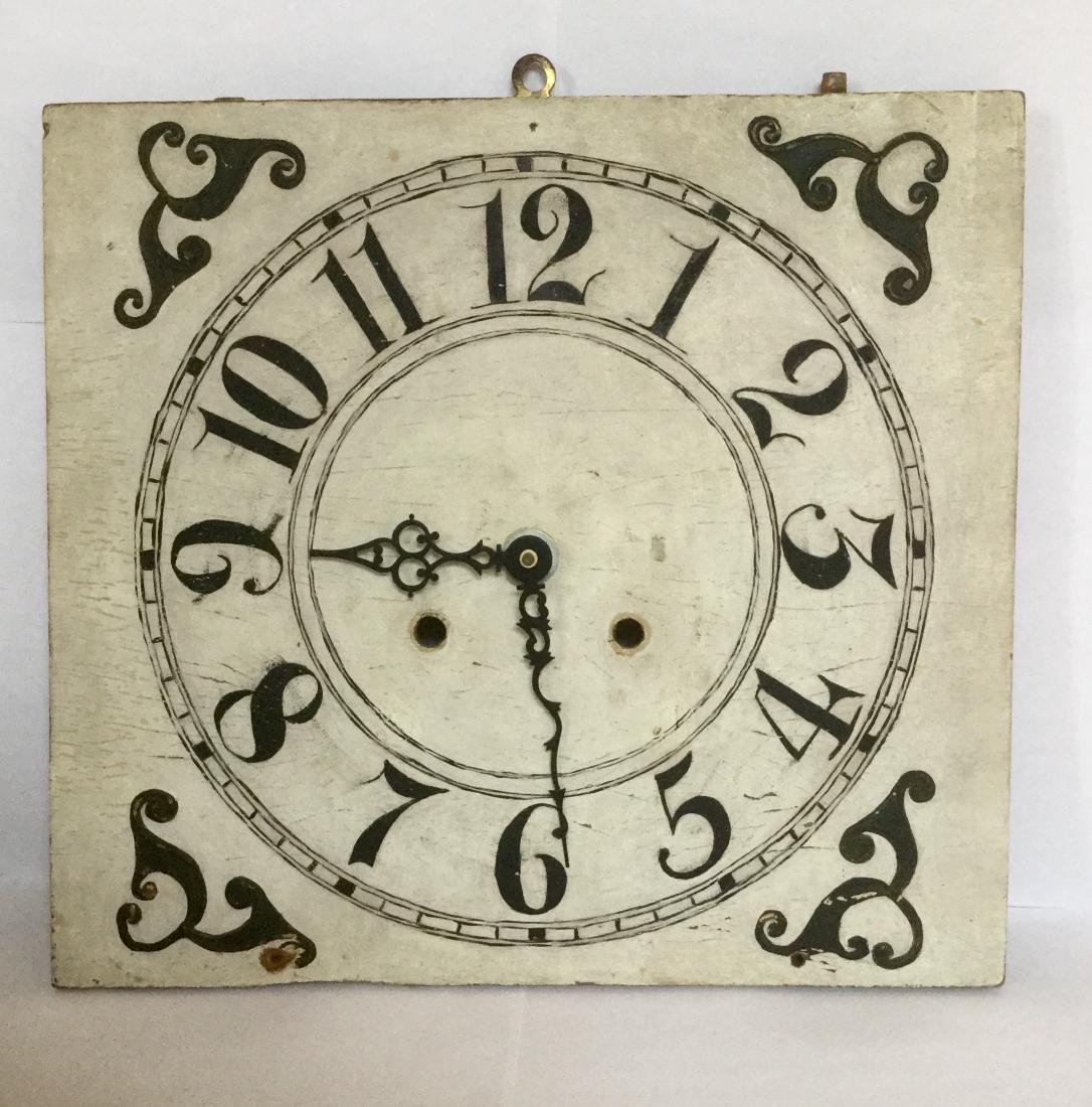 Hand Painted Wooden Clock Face, 1910 (1 of 6)