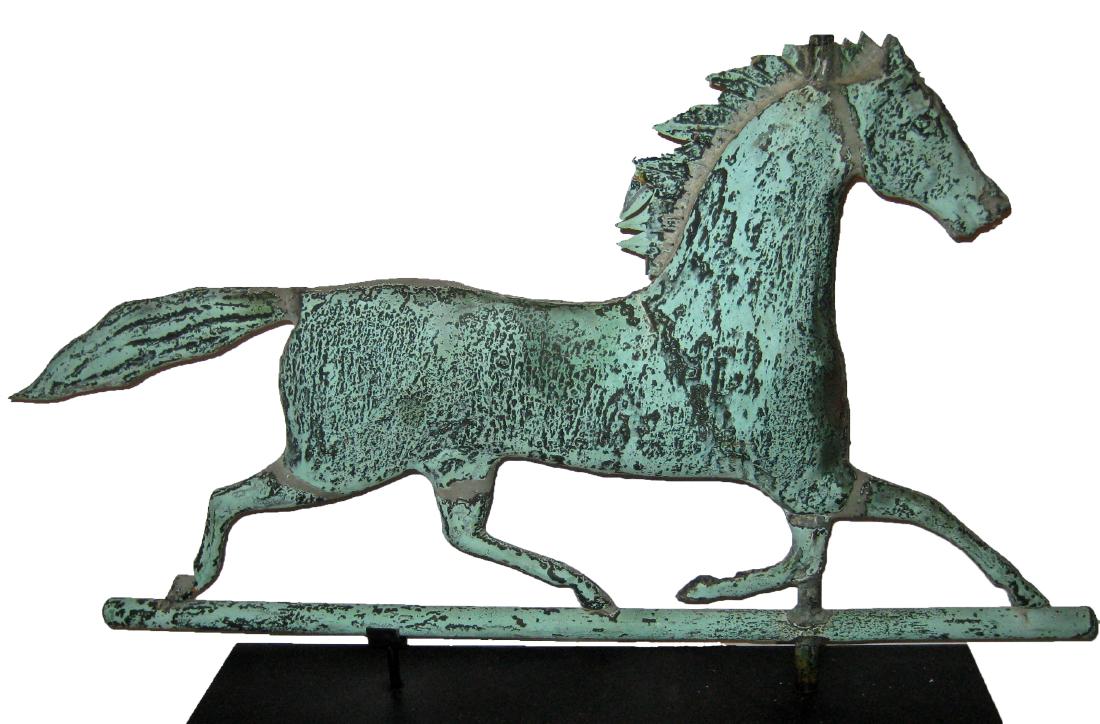 Copper Horse Weathervane, c 1885 (1 of 2)