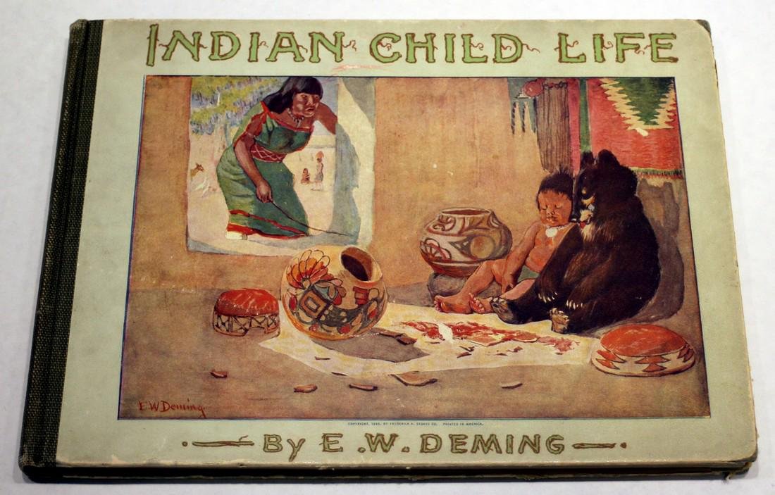 T. & E. Deming: Indian Child Life, 1899 (1 of 7)