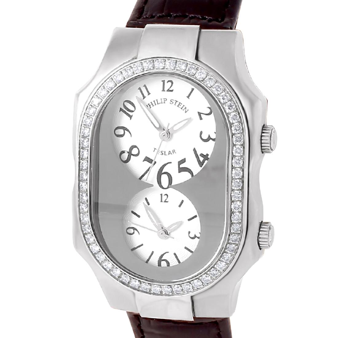 Philip Stein Teslar Stainless Steel Diamond Watch (1 of 3)