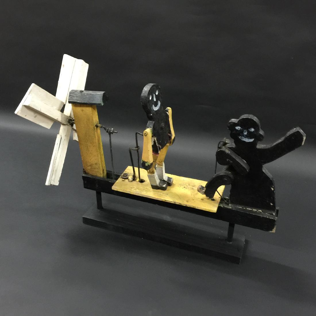 Handmade Dancing Men Whirligig, 1950s (1 of 3)