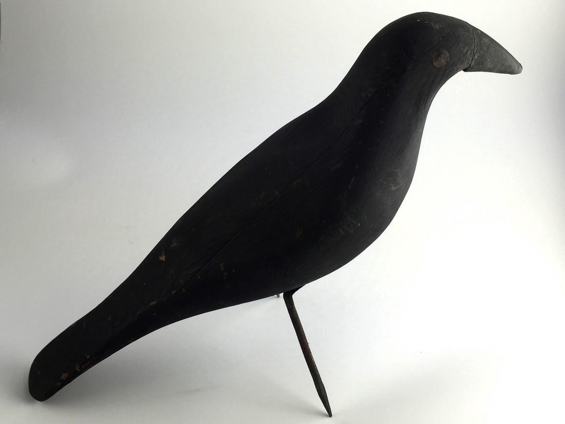 20th C Folk Art Crow Decoy (1 of 4)