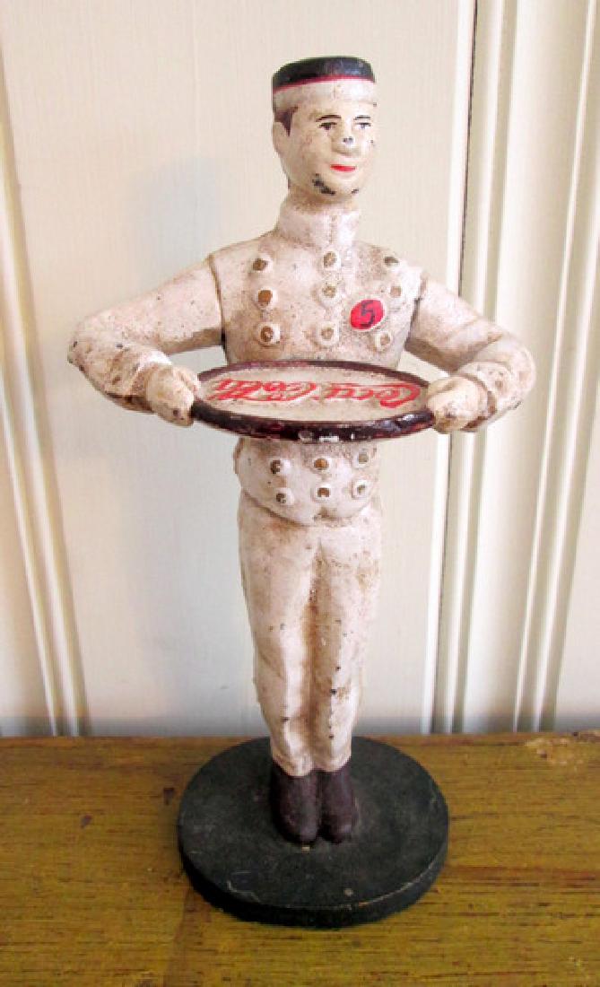 Rare Coca Cola Bellhop Figure, c 1890 (1 of 8)